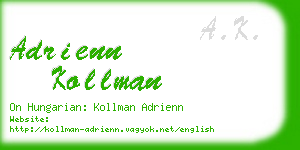 adrienn kollman business card